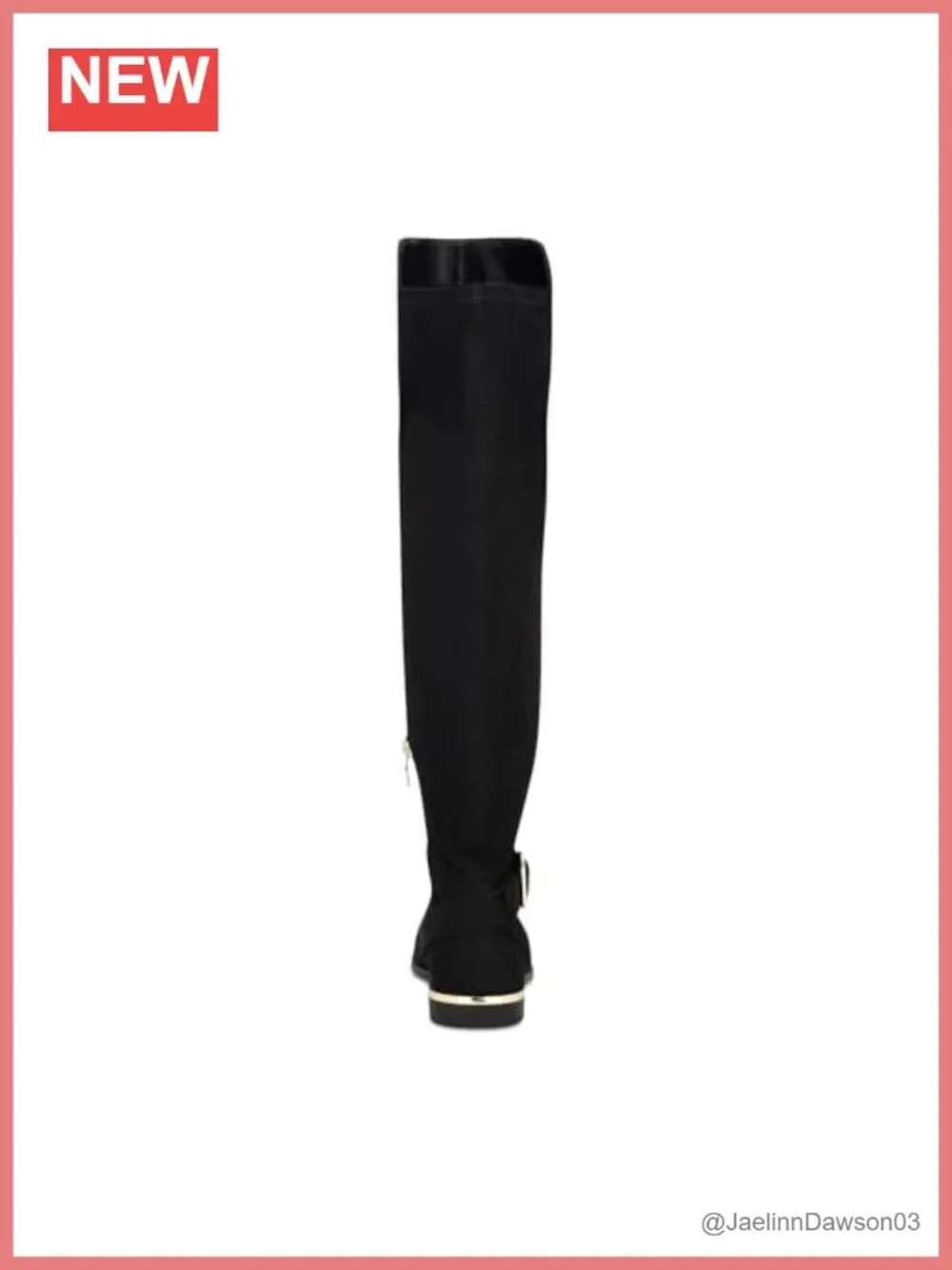 Faux Suede Over-the-Knee Boots with Side Zip